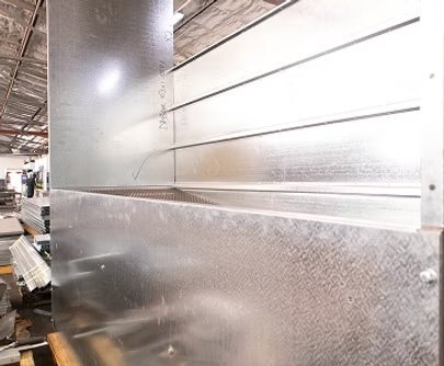 DryMac modular processing equipment and galvanised bin panels